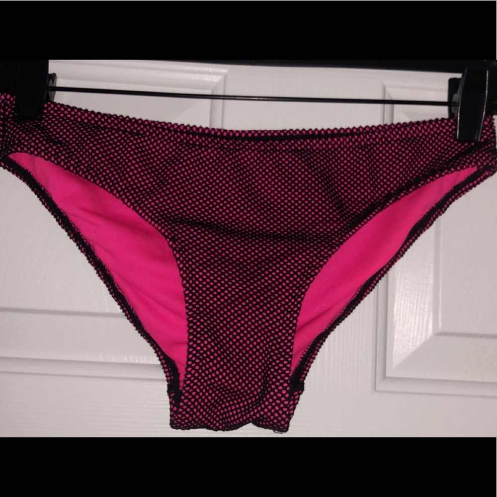 Hot pink bikini bottoms